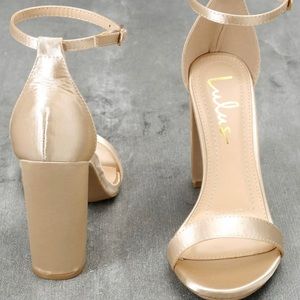 Champagne heels